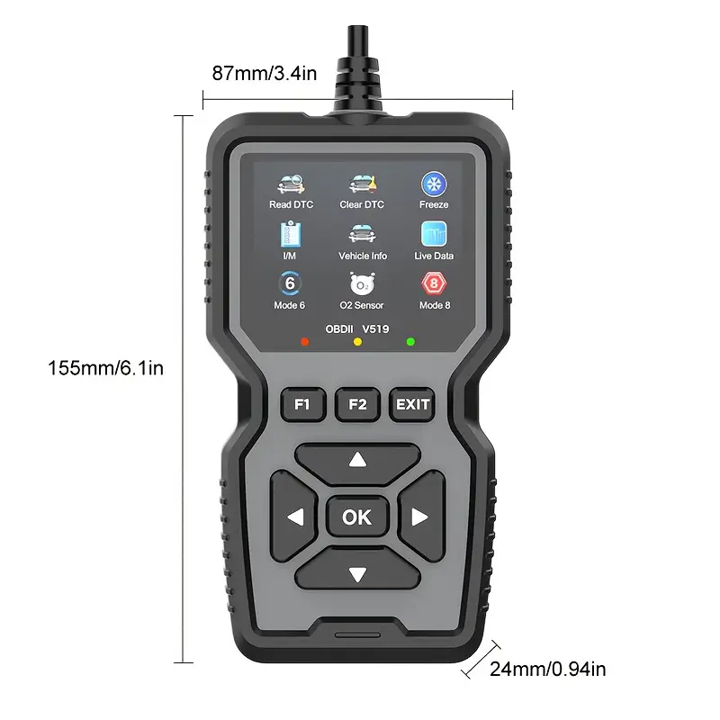 Tester auto profesional ORRYX – Compatibil OBD2, pentru toate modelele auto